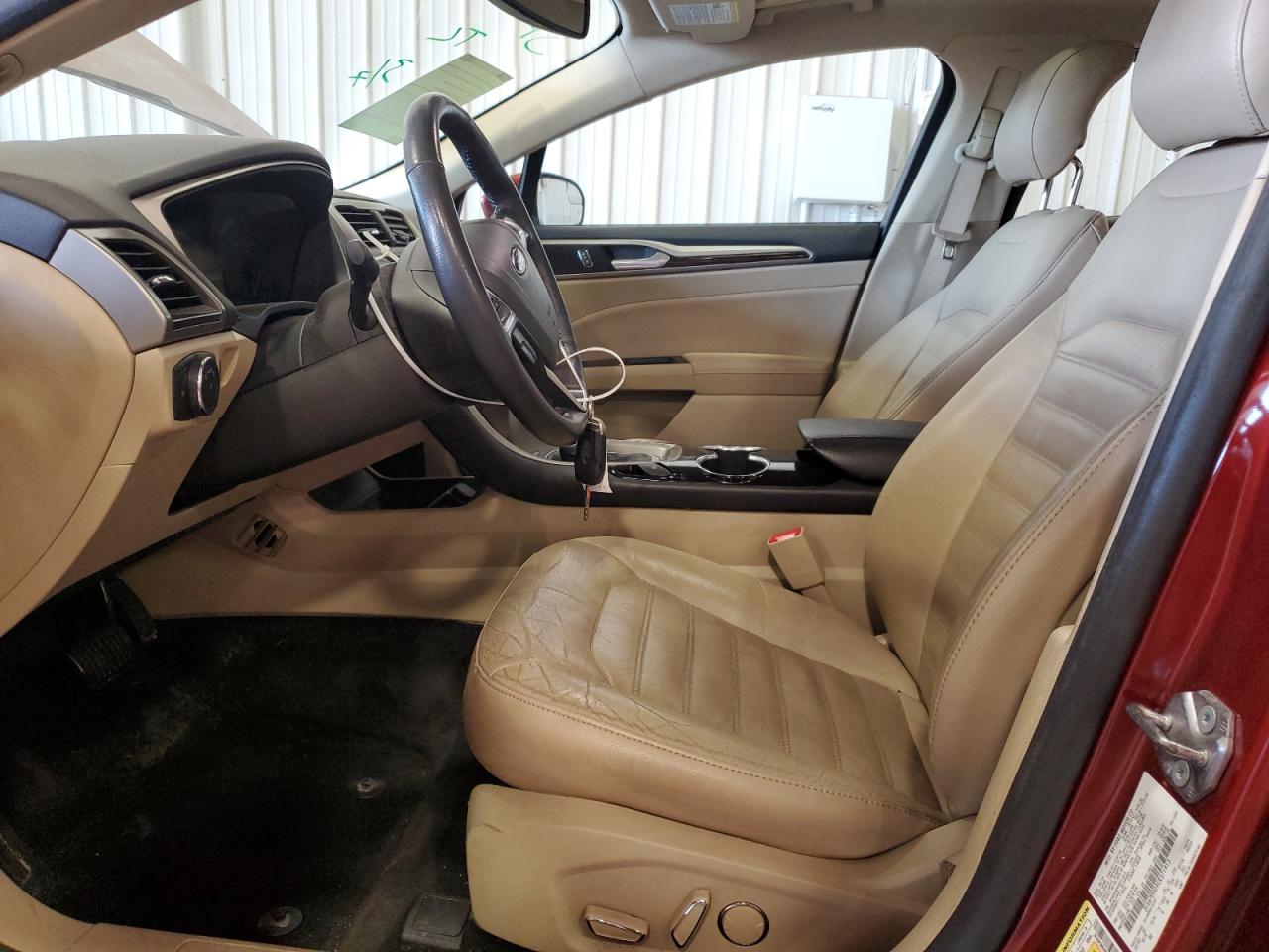 2014 Ford Fusion VIN 3FA6P0HD9ER371913 Copart auction photo, front end damage thumbnail 7