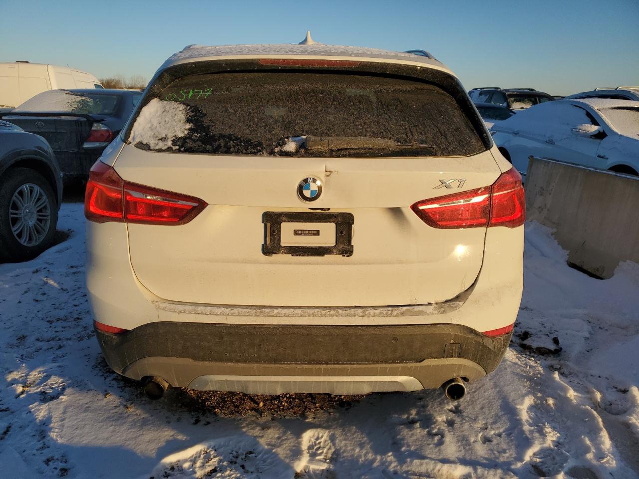 2016 BMW X1 VIN WBXHT3C30GP888335 Copart auction photo, front end damage thumbnail 6