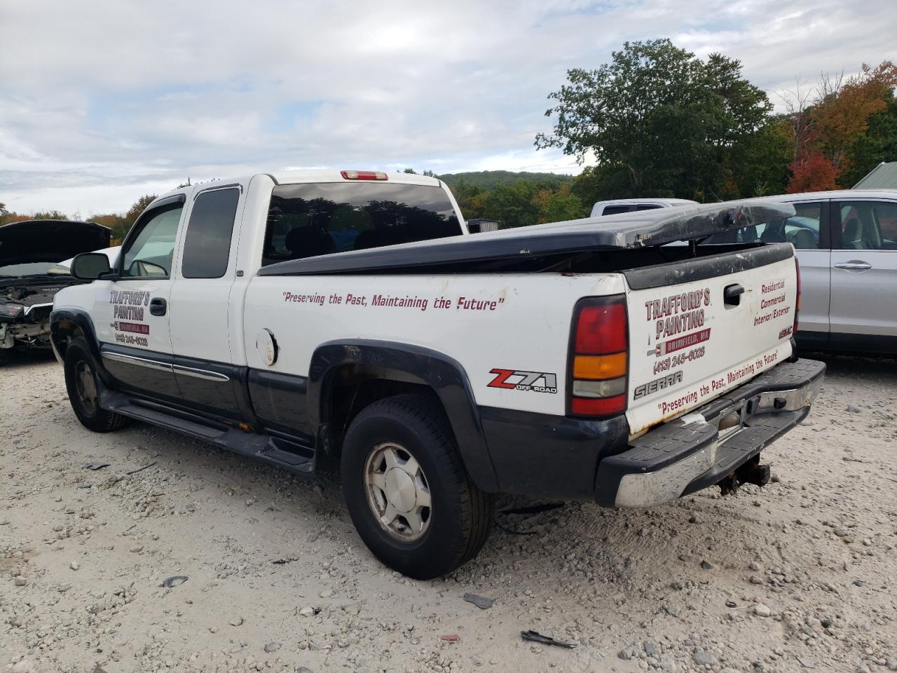 2004 GMC Sierra VIN 2GTEK19T441131185 Copart auction photo, front end / undercarriage damage thumbnail 2