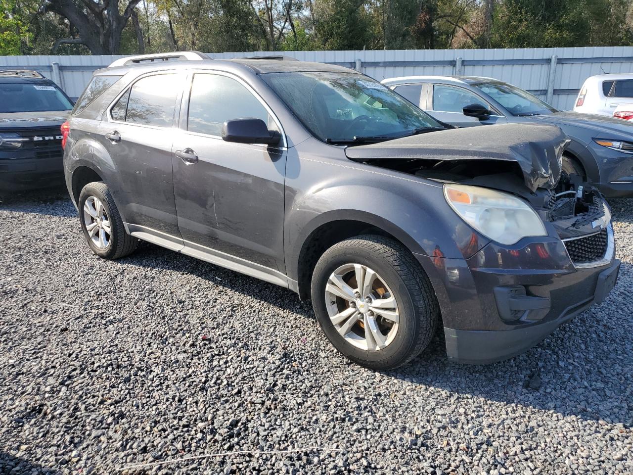 2013 Chevrolet Equinox VIN 2GNFLDE30D6135432 Copart auction photo, front end / side damage thumbnail 4