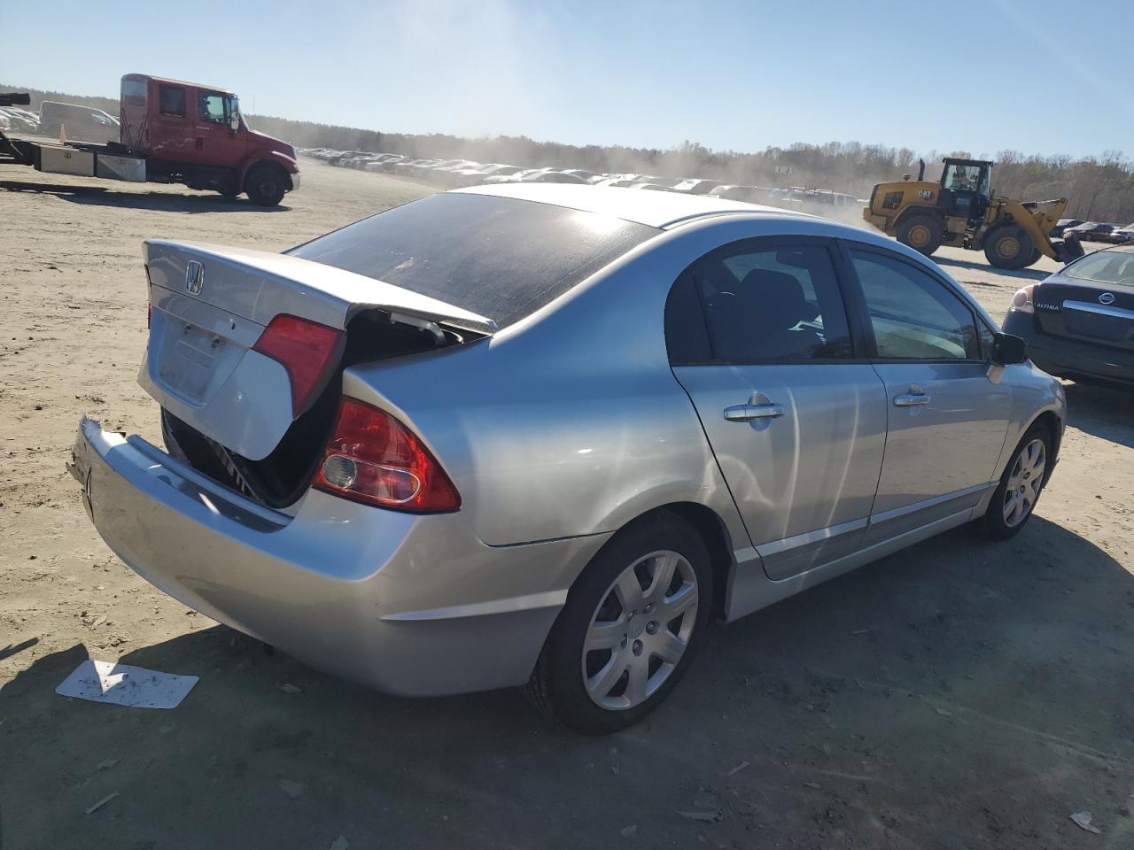 2008 Honda Civic VIN 2HGFA16508H506422 Copart auction photo, rear end / undercarriage damage thumbnail 3