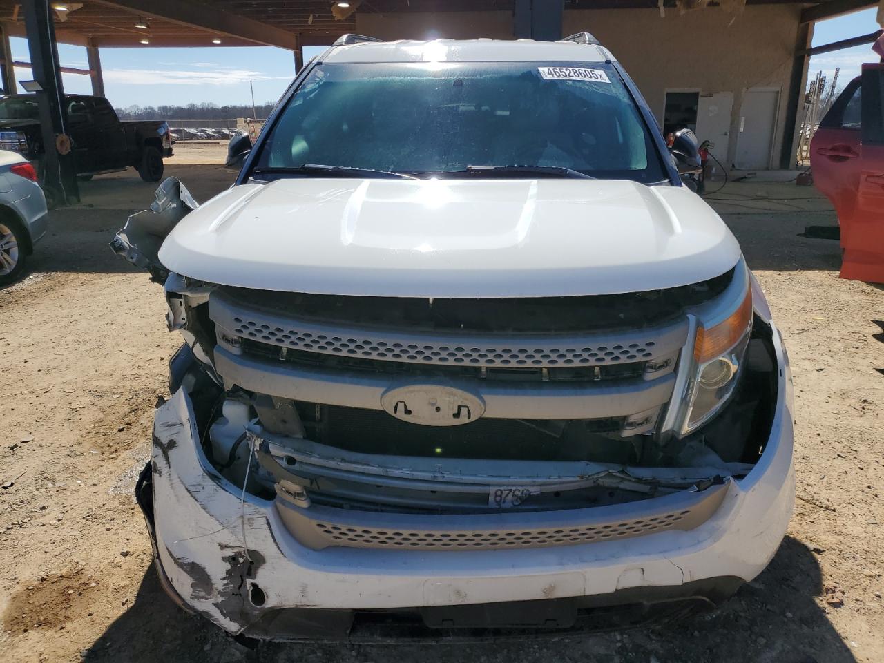 2015 Ford Explorer VIN 1FM5K8B88FGB75559 Copart auction photo, front end / side damage thumbnail 5