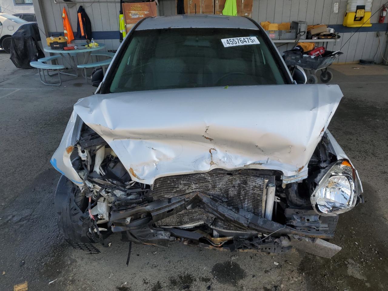 2010 Hyundai Accent VIN KMHCN4AC7AU483250 Copart auction photo, front end / side damage thumbnail 5