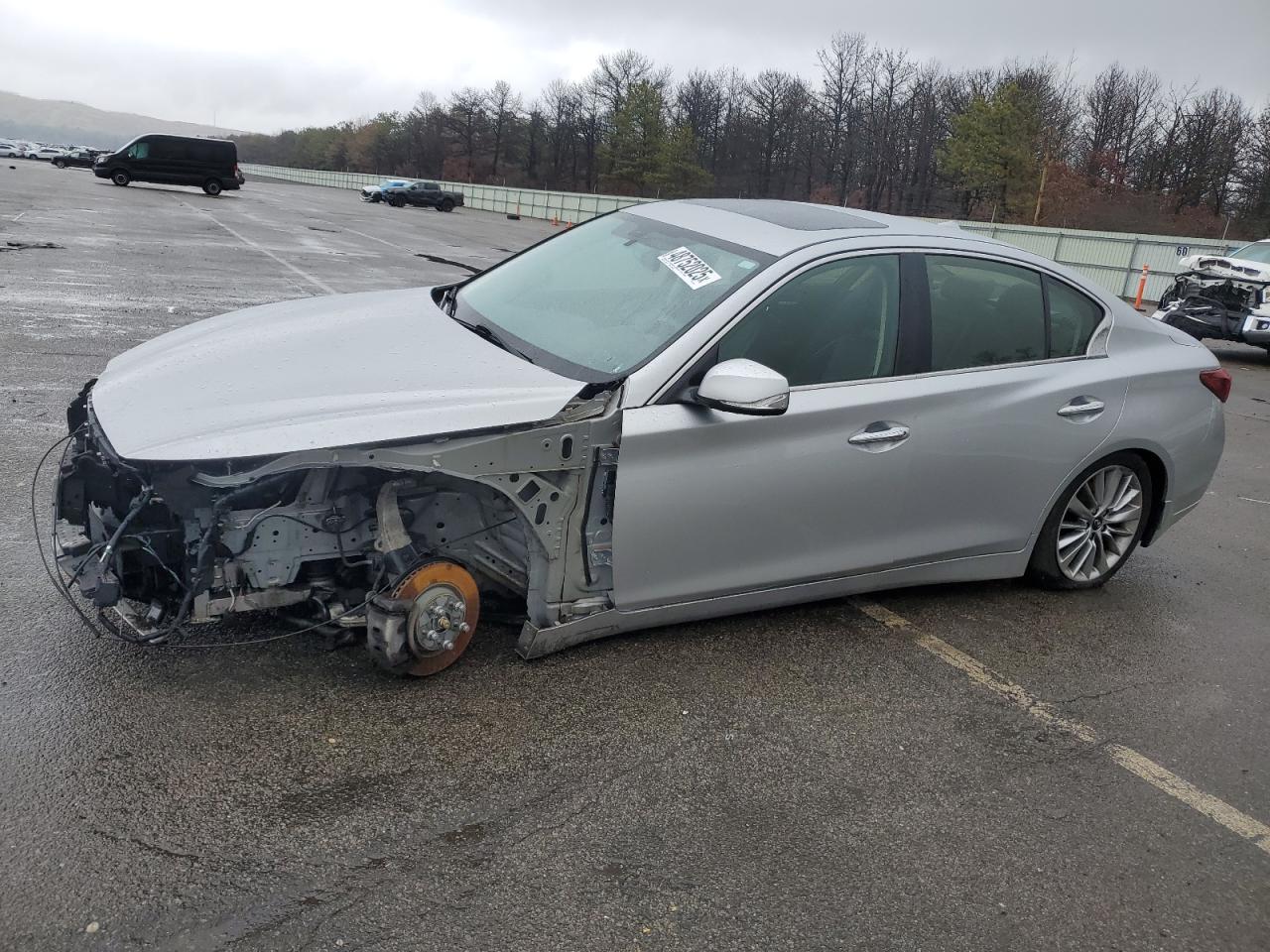2018 Infiniti Q50 VIN JN1EV7ARXJM611700 - Copart auction photo