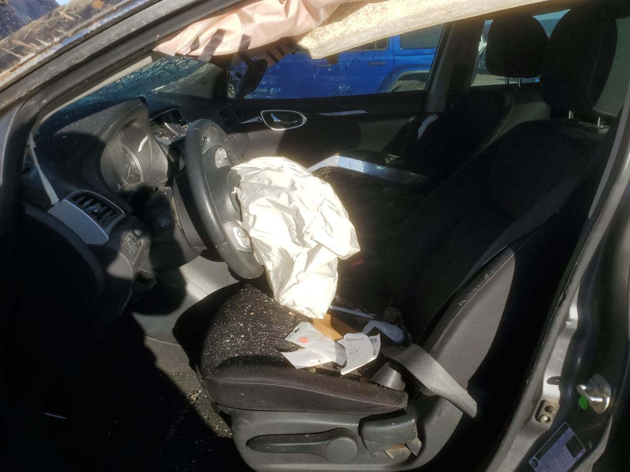2019 Nissan Sentra VIN 3N1AB7AP6KL609914 Copart auction photo, rollover damage thumbnail 7