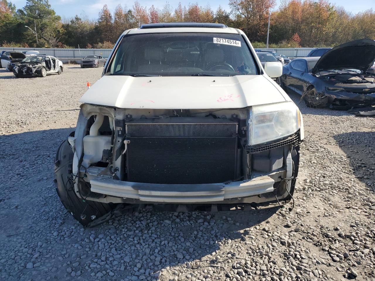 2012 Honda Pilot VIN 5FNYF3H90CB023368 Copart auction photo, front end damage thumbnail 5
