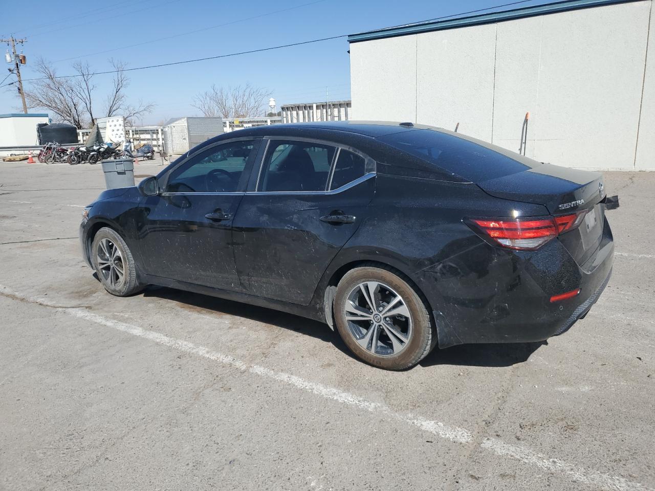 2022 Nissan Sentra VIN 3N1AB8CV0NY296836 Copart auction photo, side damage thumbnail 2