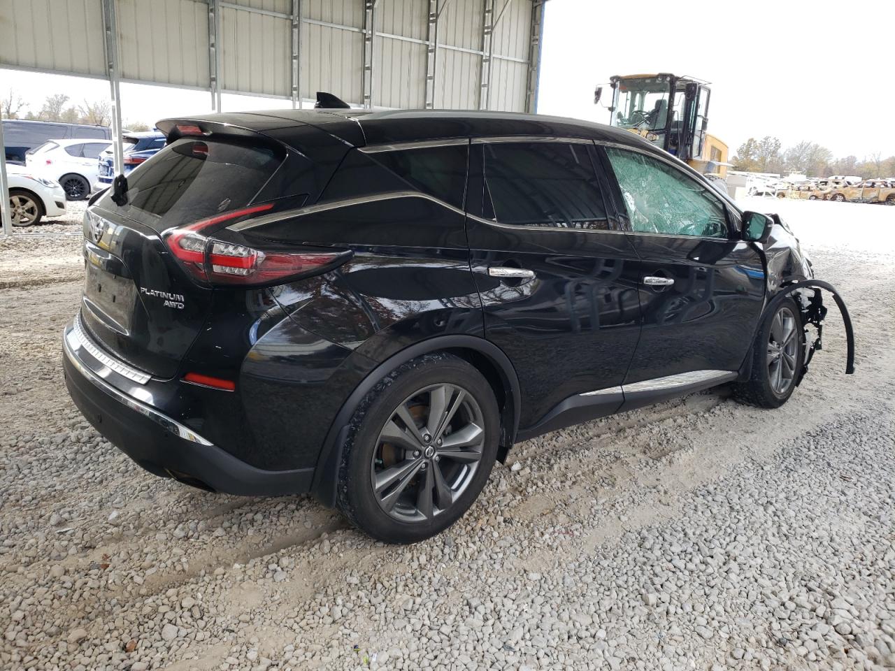 2019 Nissan Murano VIN 5N1AZ2MS8KN103962 Copart auction photo, front end / side damage thumbnail 3