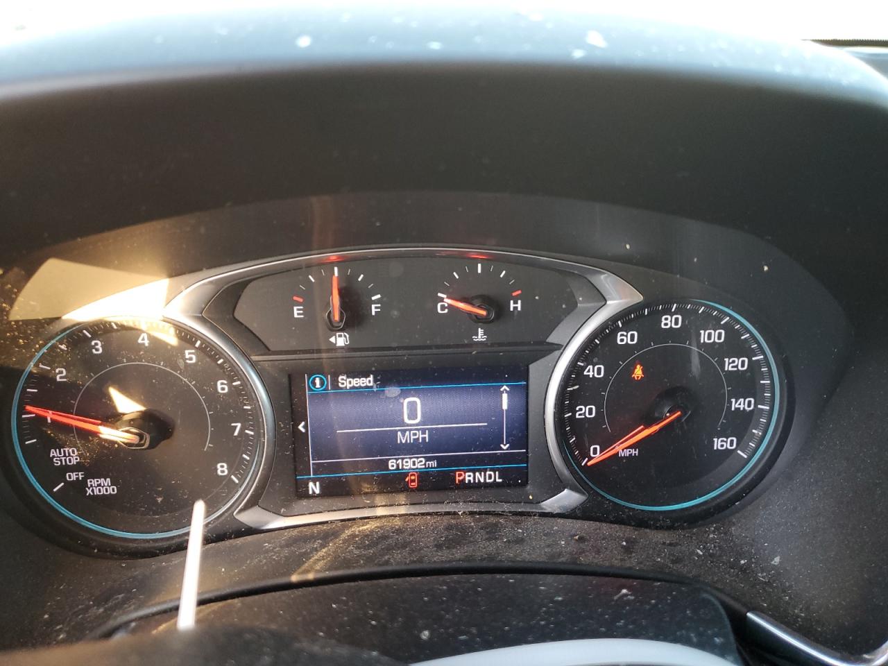 2019 Chevrolet Equinox VIN 3GNAXKEV2KL205106 Copart auction photo, top/roof / side damage thumbnail 9