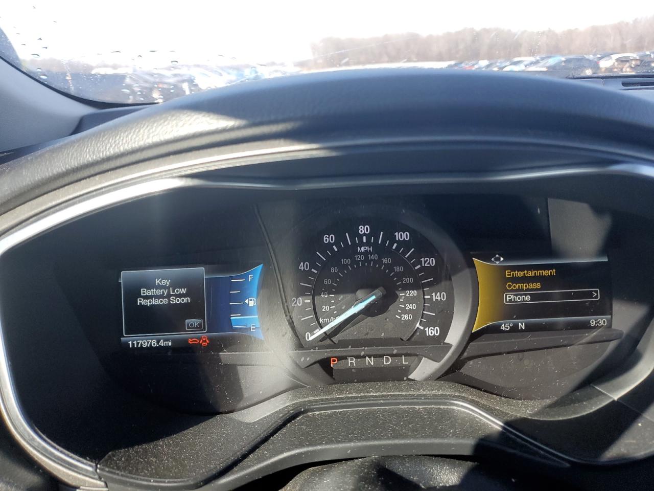2019 Ford Fusion VIN 3FA6P0H74KR123221 Copart auction photo, rear end damage thumbnail 9