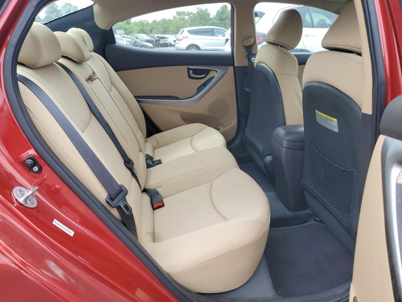 2012 Hyundai Elantra VIN KMHDH4AE0CU267501 Copart auction photo, rear end / front end damage thumbnail 10