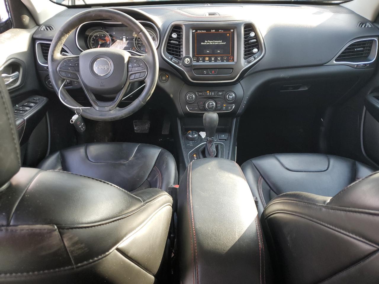 2019 Jeep Cherokee VIN 1C4PJMBX3KD253600 Copart auction photo, side / undercarriage damage thumbnail 8