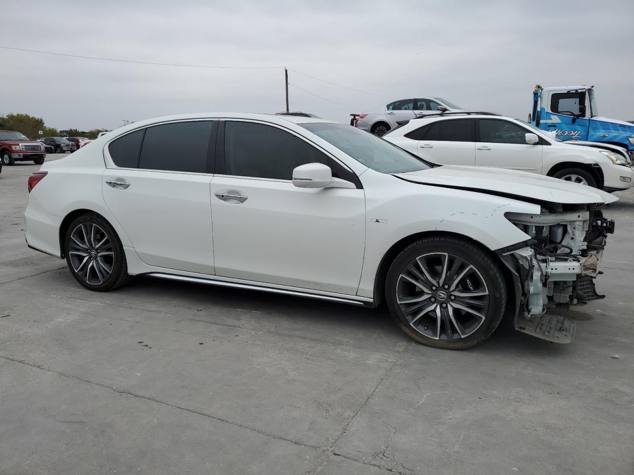 2018 Acura RLX VIN JH4KC2F90JC000659 Copart auction photo, front end damage thumbnail 4
