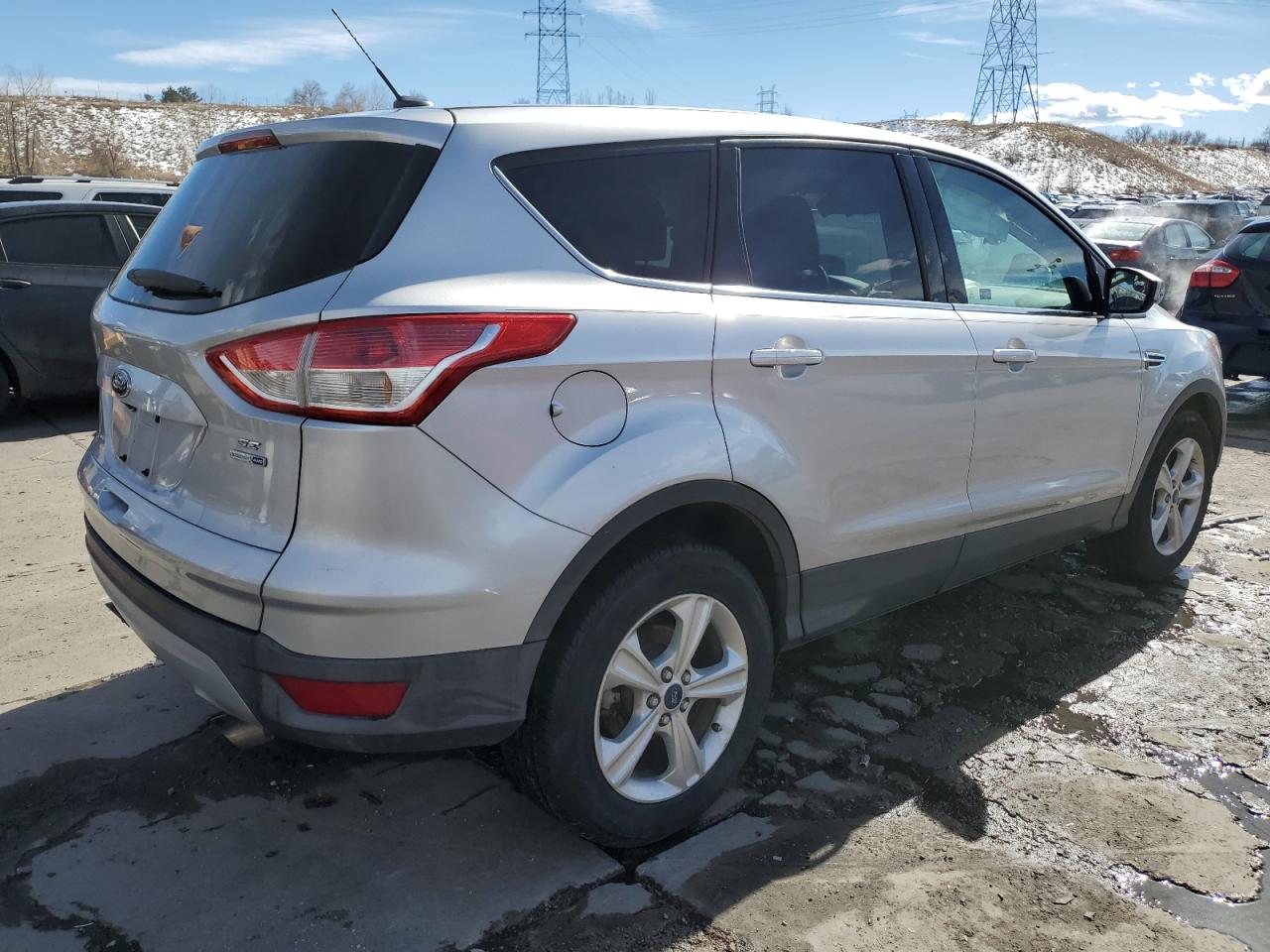 2015 Ford Escape VIN 1FMCU9G99FUA10999 Copart auction photo, side damage thumbnail 3