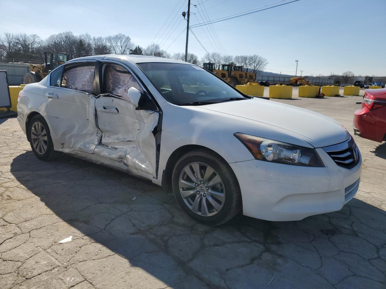 2011 Honda Accord VIN 1HGCP2F81BA139506 Copart auction photo, side damage thumbnail 4