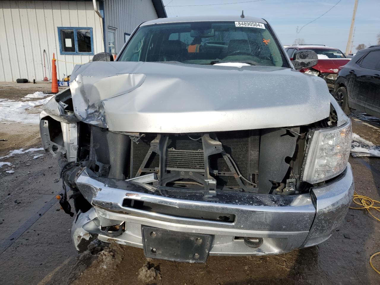 2012 Chevrolet Silverado VIN 3GCPKSE7XCG239453 Copart auction photo, front end damage thumbnail 5