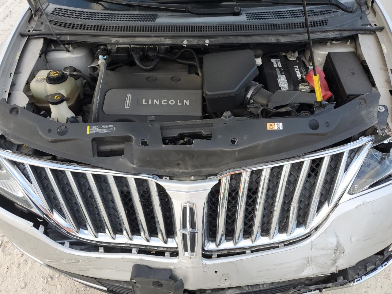 2013 Lincoln MKX VIN 2LMDJ6JK8DBL11827 Copart auction photo, front end damage thumbnail 13
