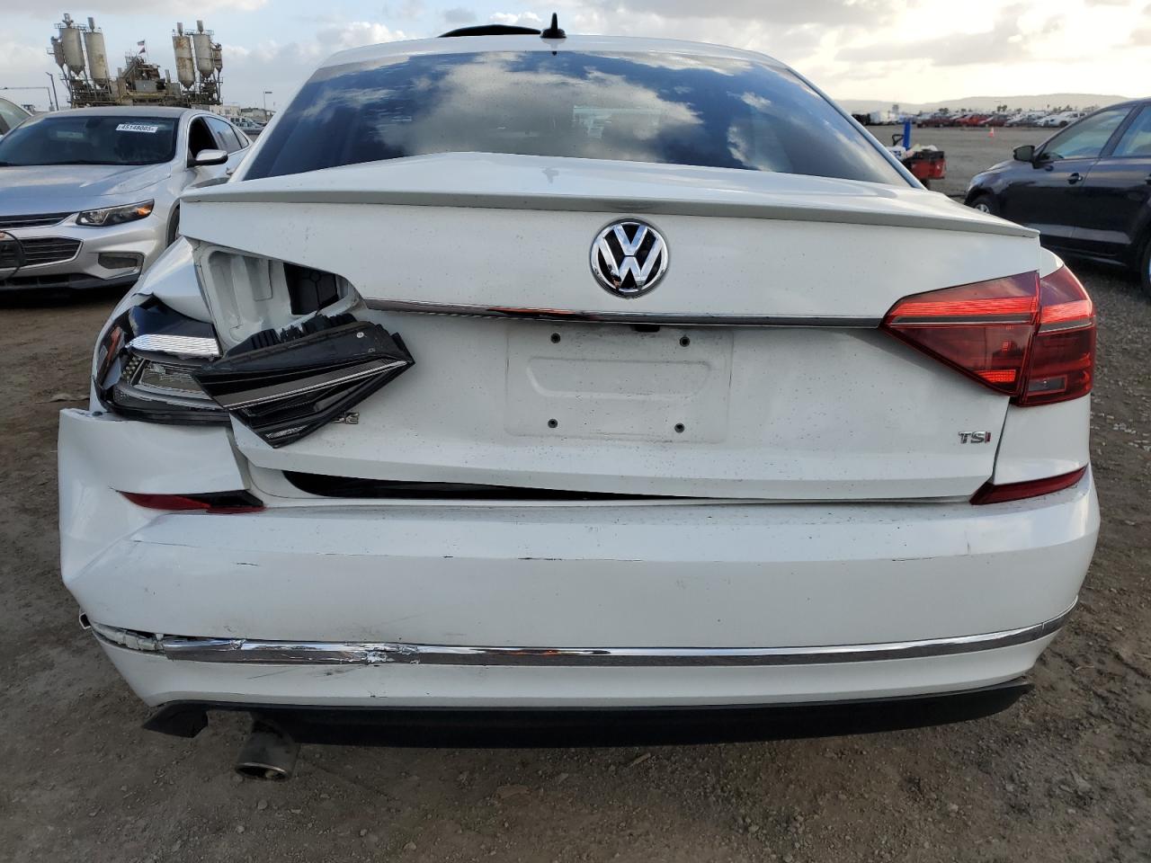 2018 Volkswagen Passat VIN 1VWBA7A33JC027696 Copart auction photo, front end / rear end damage thumbnail 6