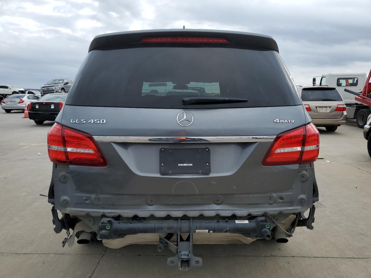 2017 Mercedes-Benz GLS-klasse VIN 4JGDF6EE2HA994580 Copart auction photo, all over damage thumbnail 6