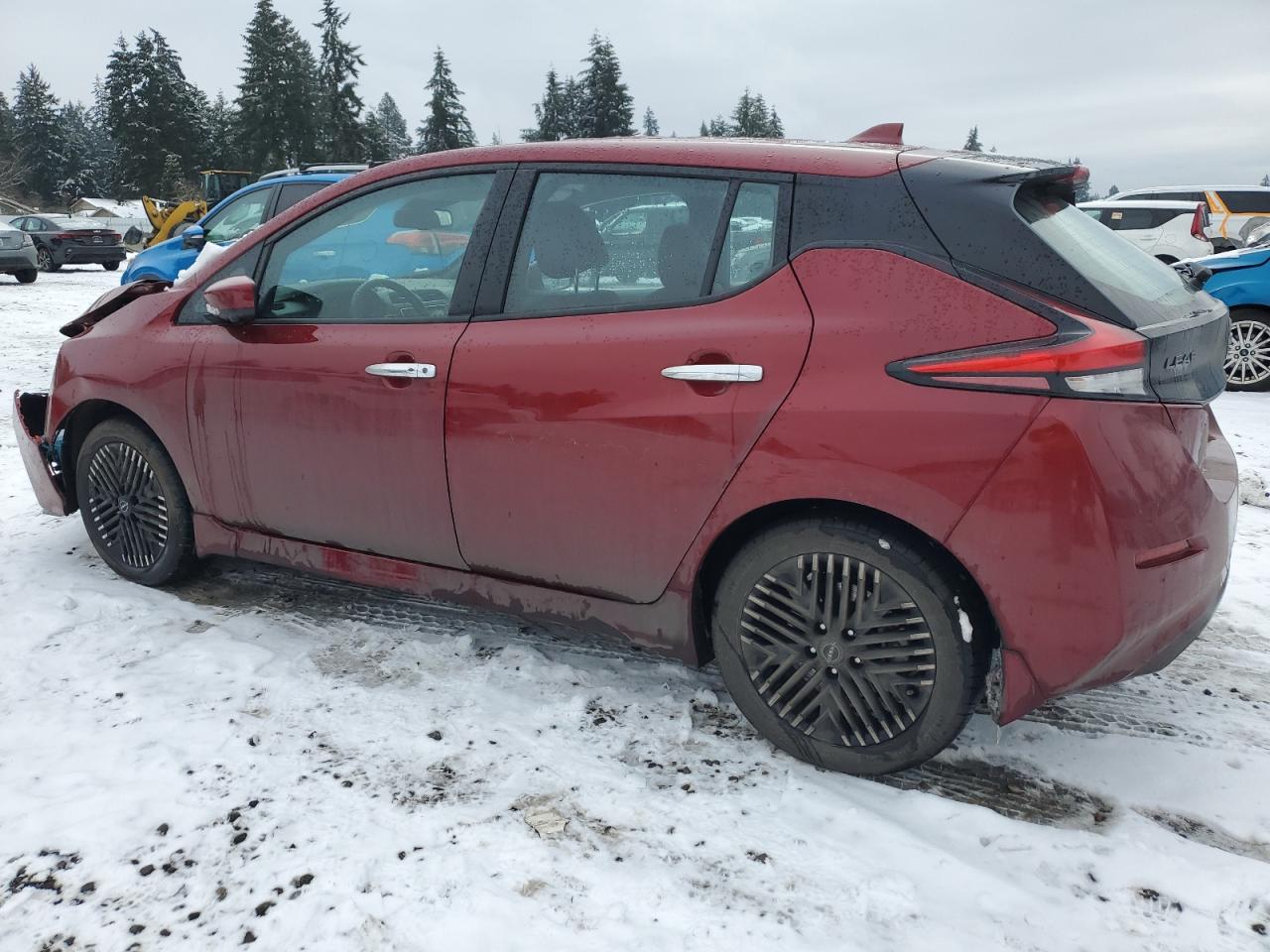 2024 Nissan Leaf VIN 1N4CZ1CV9RC553912 Copart auction photo, front end damage thumbnail 2