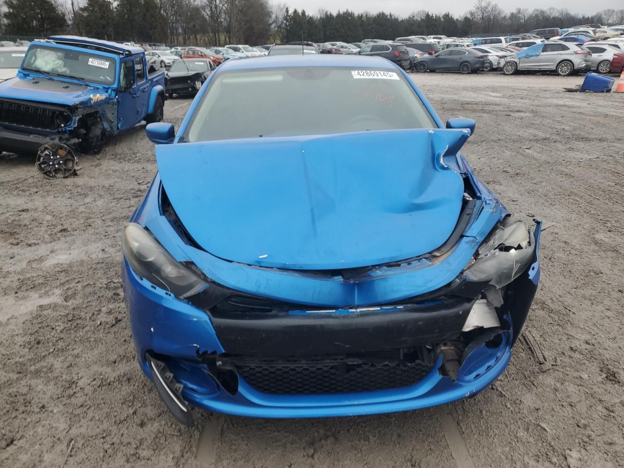 2015 Dodge Dart VIN 1C3CDFAA0FD433089 Copart auction photo, front end damage thumbnail 5