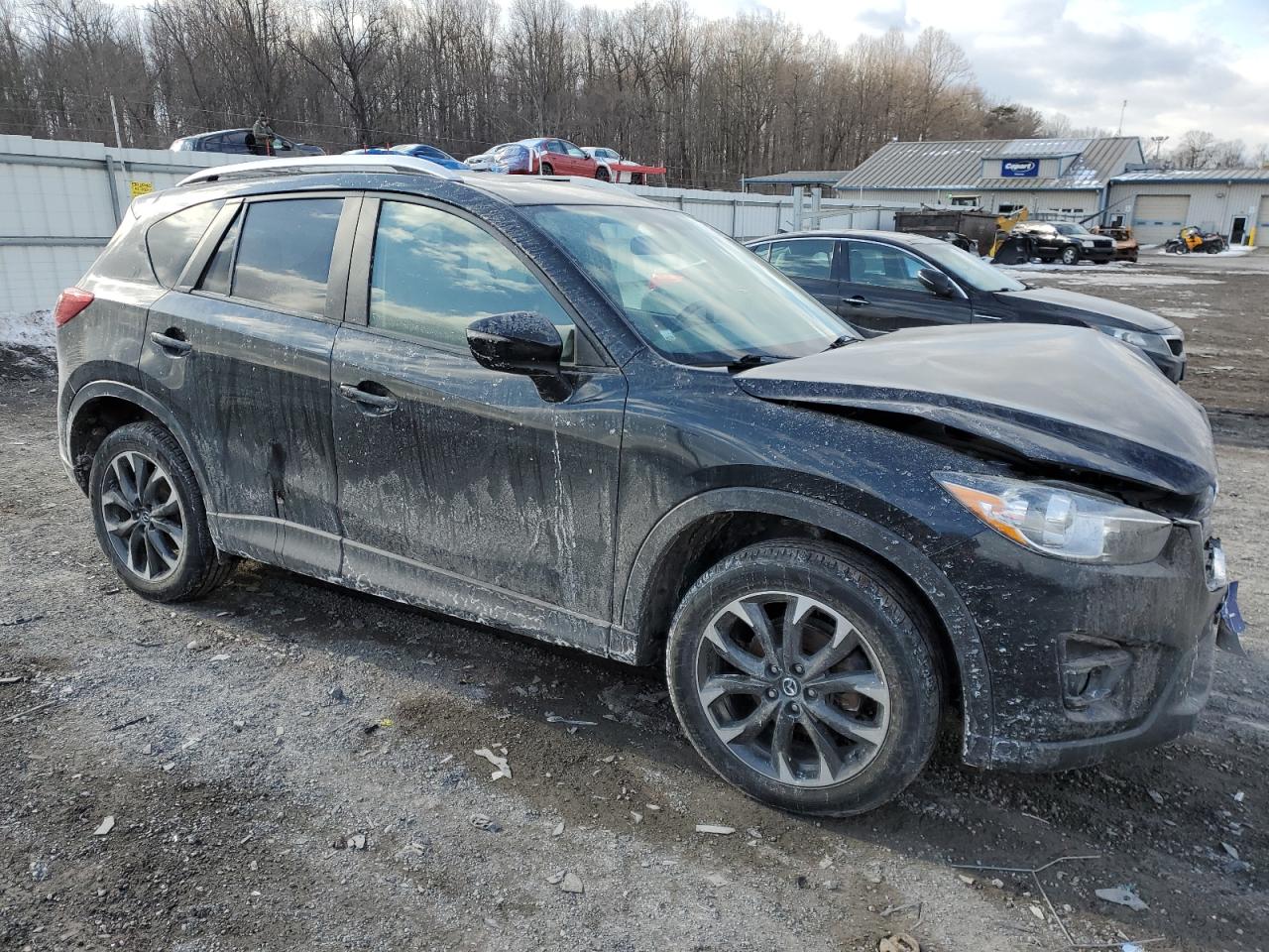 2016 Mazda CX-5 VIN JM3KE4DY3G0837568 Copart auction photo, front end damage thumbnail 4