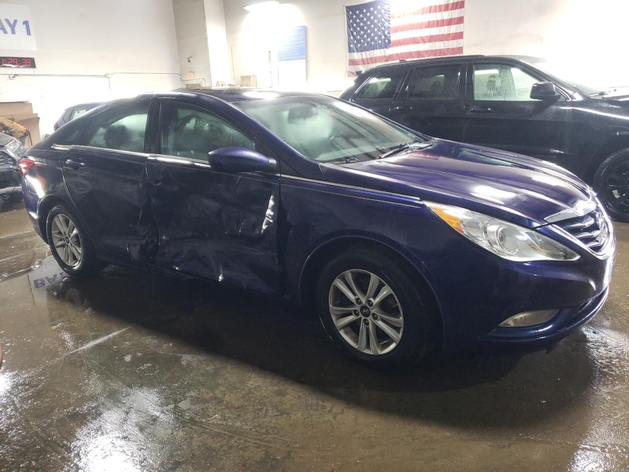 2013 Hyundai Sonata VIN 5NPEB4AC1DH690625 Copart auction photo, side damage thumbnail 4