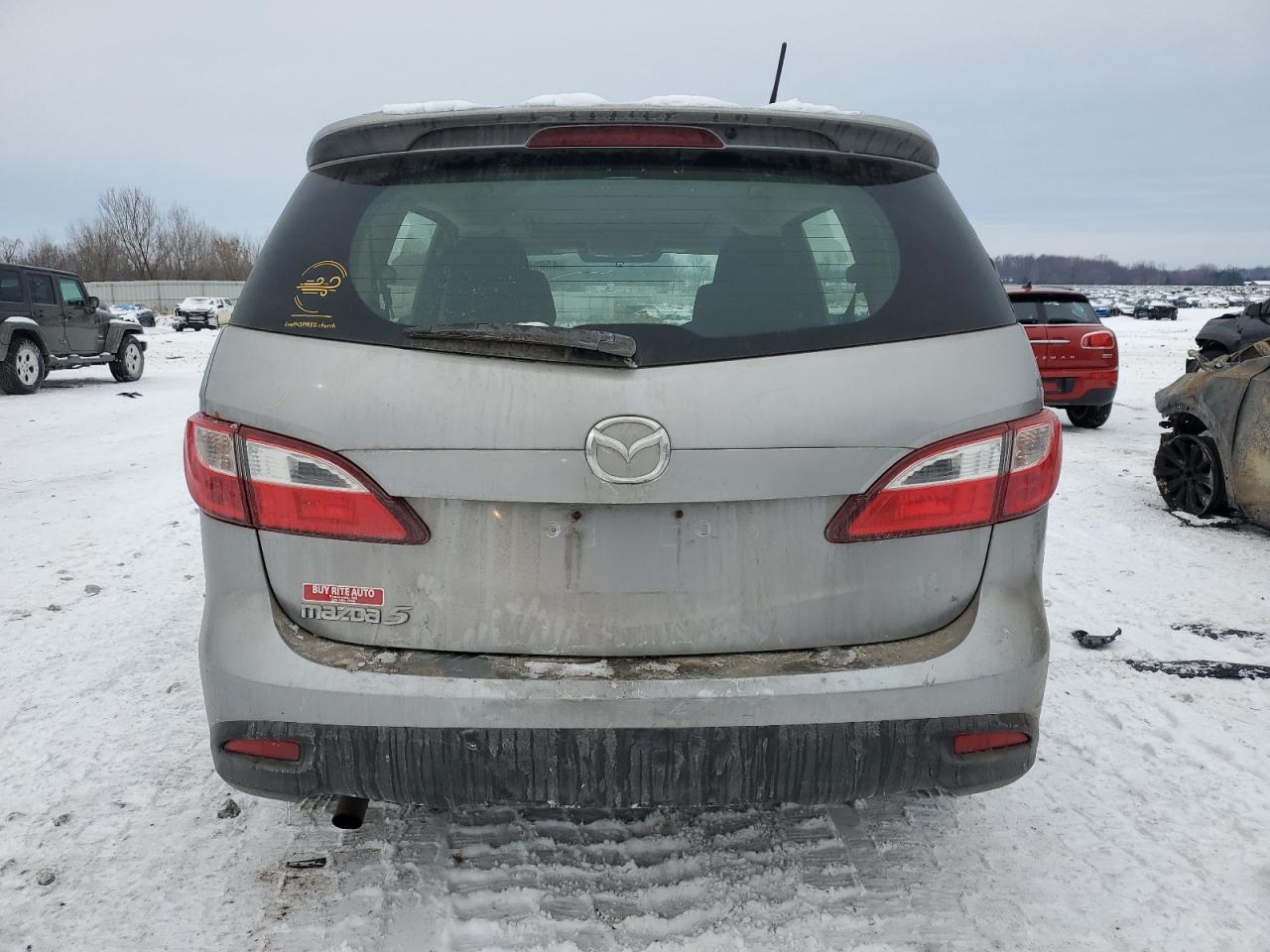 2012 Mazda 5 VIN JM1CW2CL9C0115665 Copart auction photo, front end damage thumbnail 6