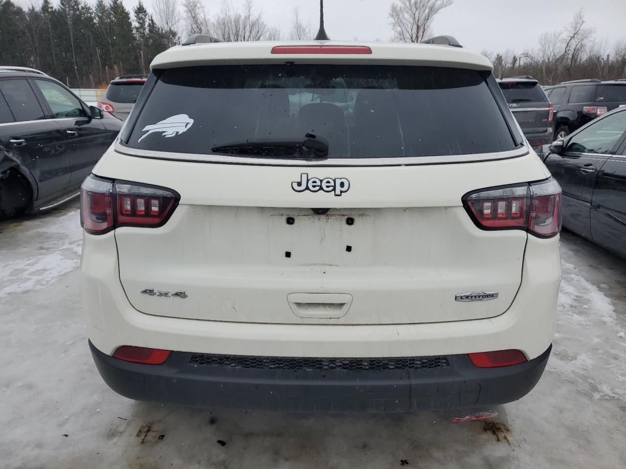 2020 Jeep Compass VIN 3C4NJDBB8LT239621 Copart auction photo, front end damage thumbnail 6