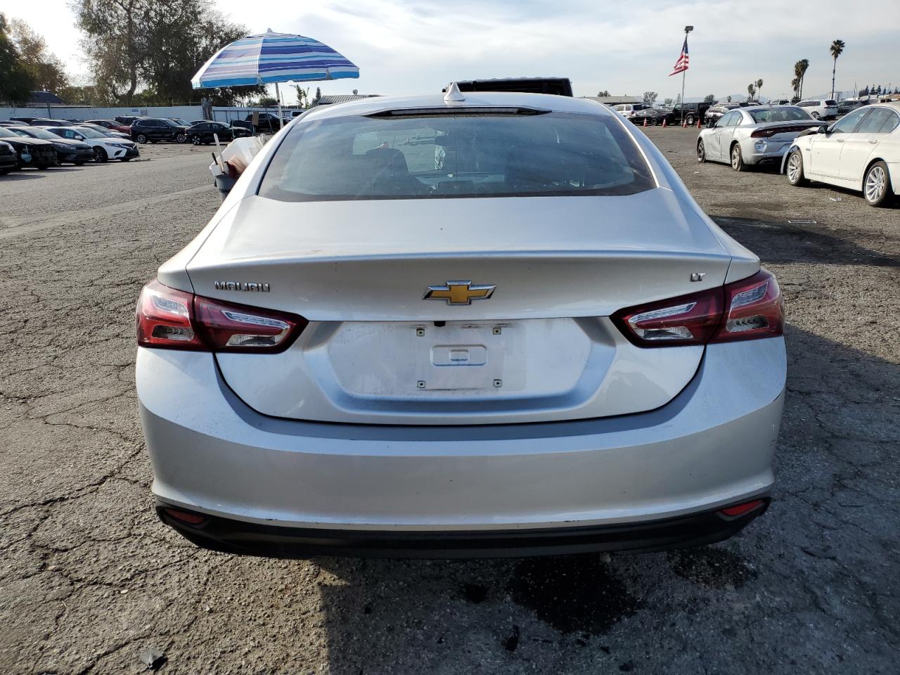 2022 Chevrolet Malibu VIN 1G1ZD5ST2NF134473 Copart auction photo, front end / side damage thumbnail 6