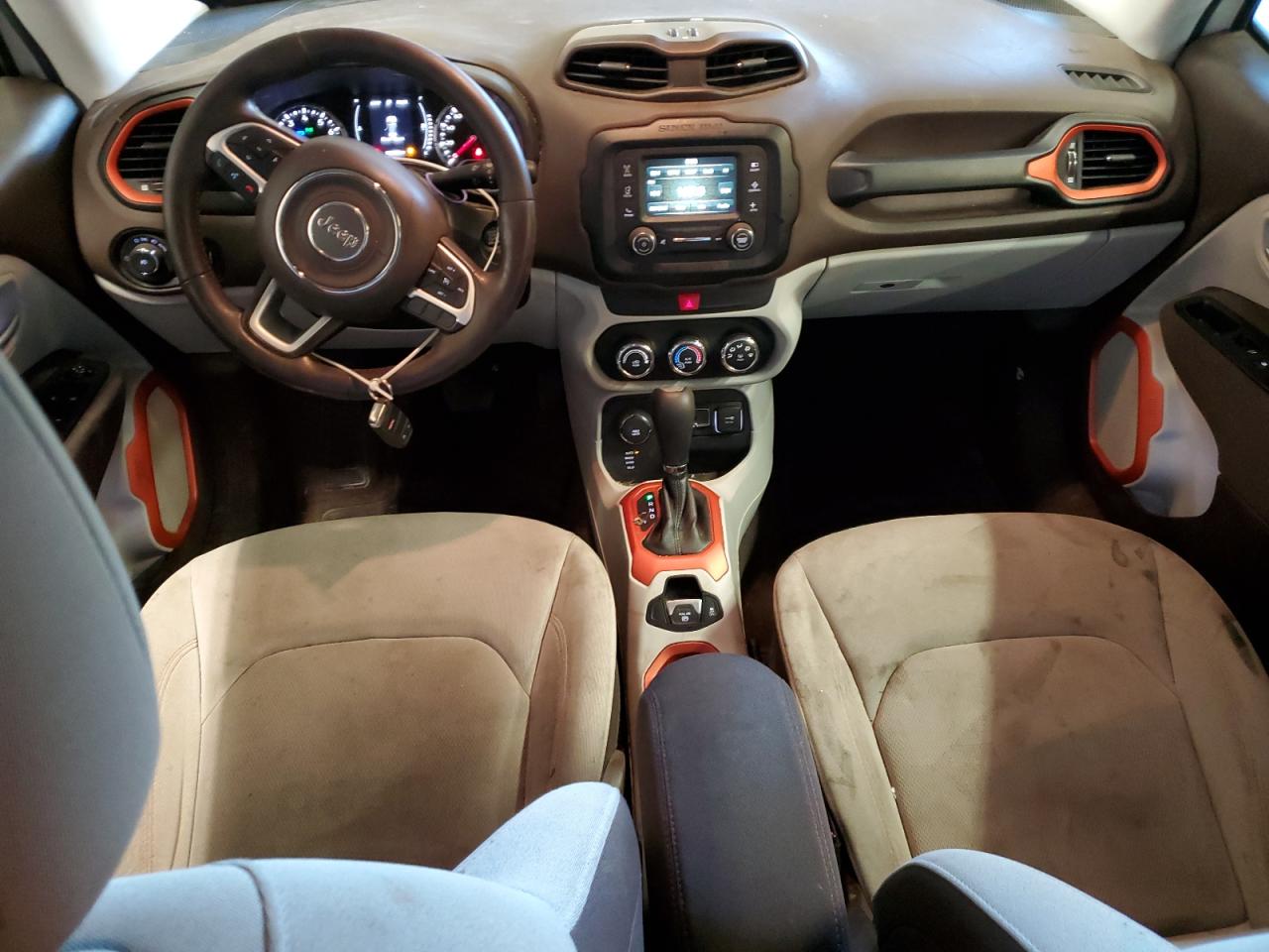 2017 Jeep Renegade VIN ZACCJBBB4HPG25043 Copart auction photo, front end damage thumbnail 8