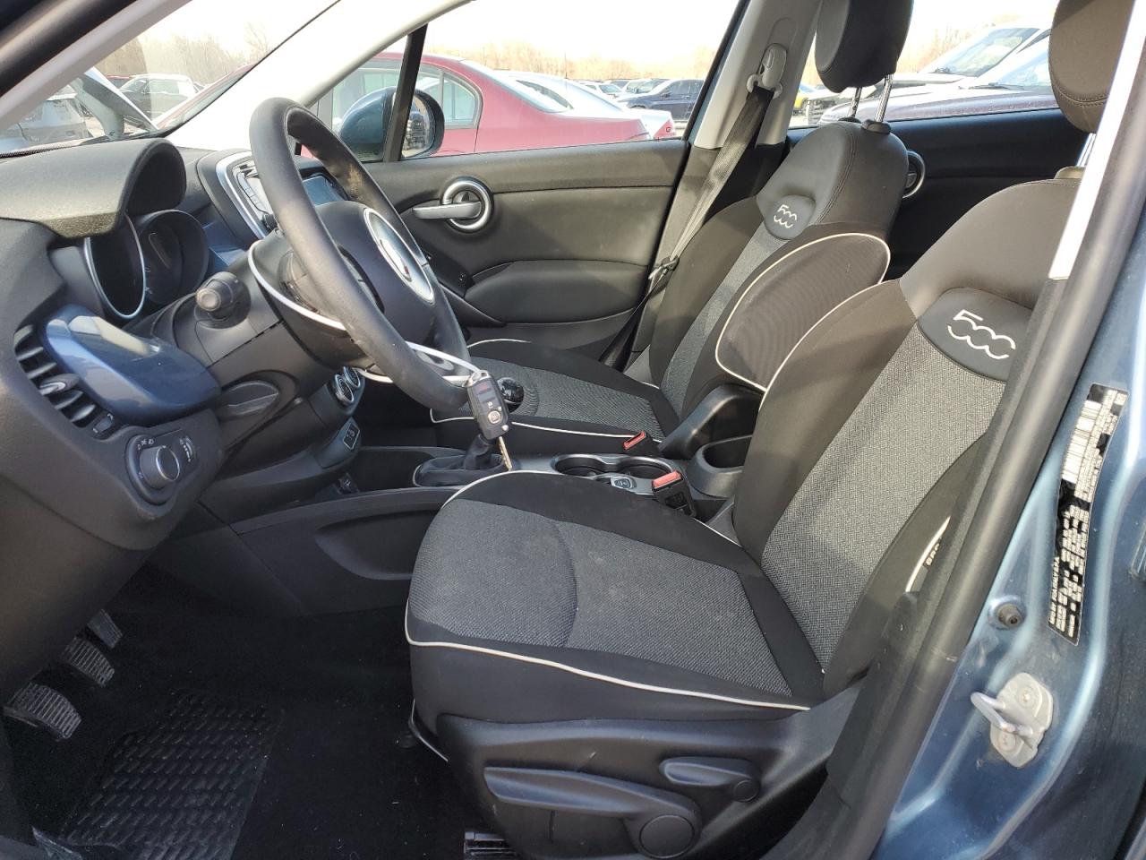 2017 Fiat 500 VIN ZFBCFXAH9HP617668 Copart auction photo, rear end damage thumbnail 7