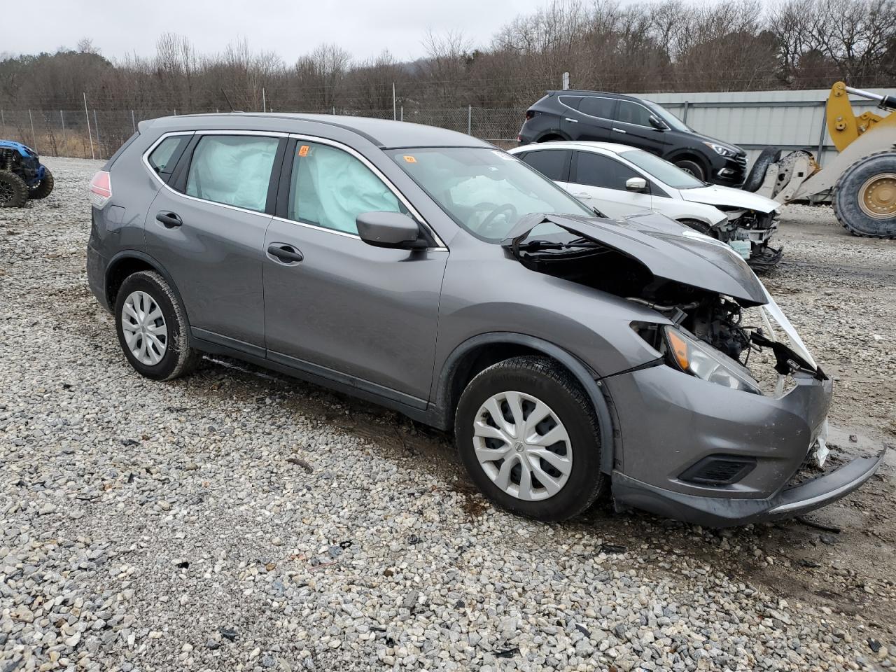 2016 Nissan Rogue VIN KNMAT2MT4GP700603 Copart auction photo, front end damage thumbnail 4