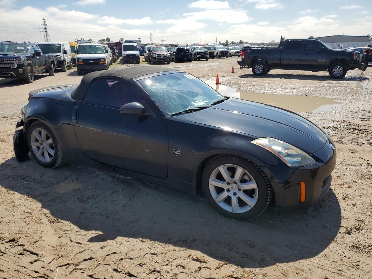 2005 Nissan 350Z VIN JN1AZ36A45M753187 Copart auction photo, rear end / minor dent/scratches damage thumbnail 4