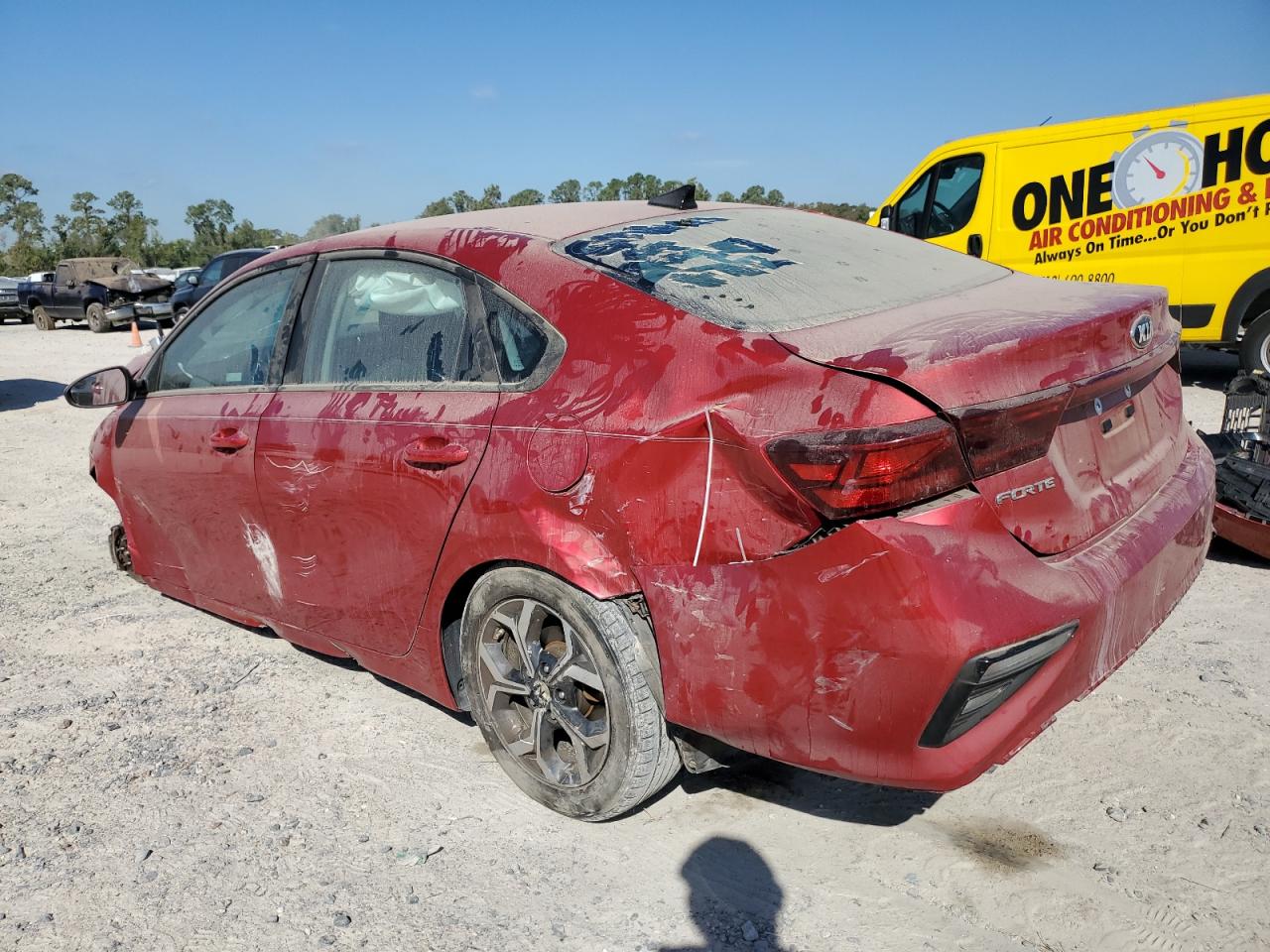 2019 KIA Forte VIN 3KPF24AD6KE068441 Copart auction photo, all over damage thumbnail 2