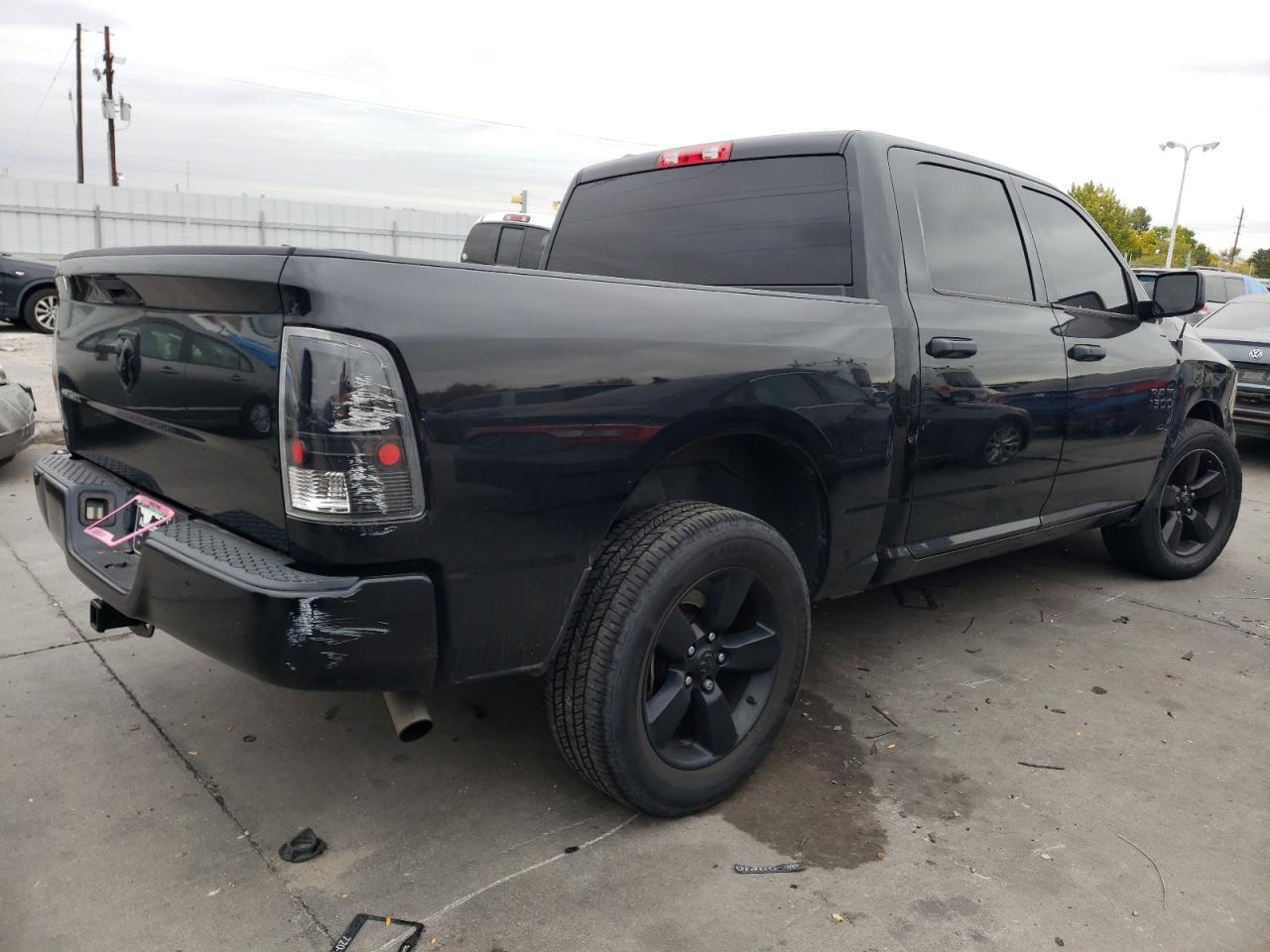 2018 RAM 1500 VIN 1C6RR6KG8JS280175 Copart auction photo, front end / side damage thumbnail 3