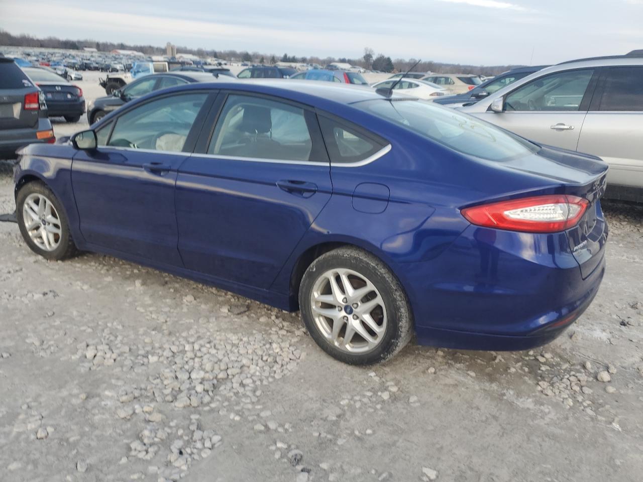 2014 Ford Fusion VIN 1FA6P0HD2E5370413 Copart auction photo, front end / side damage thumbnail 2