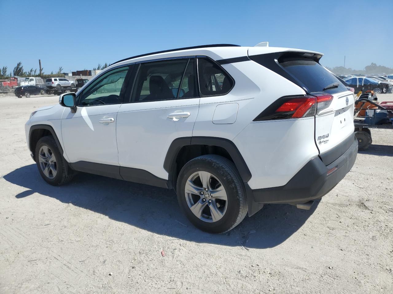 2024 Toyota RAV 4 VIN 2T3W1RFV4RC277971 Copart auction photo, side / rear end damage thumbnail 2