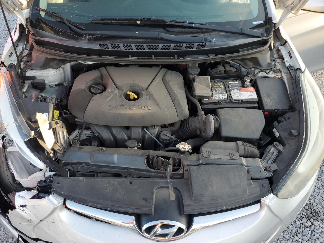 2015 Hyundai Elantra VIN 5NPDH4AE9FH618215 Copart auction photo, front end / side damage thumbnail 11
