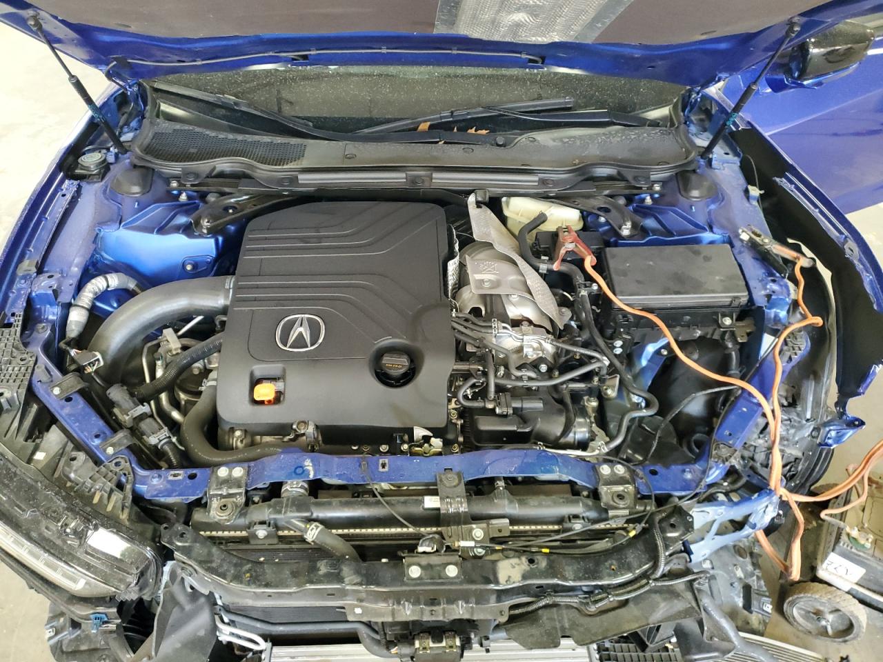 2023 Acura TLX VIN 19UUB7F96PA003730 Copart auction photo, front end / all over damage thumbnail 11