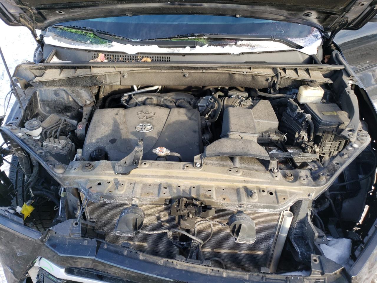 2018 Toyota Highlander VIN 5TDJZRFH3JS538704 Copart auction photo, front end / side damage thumbnail 12