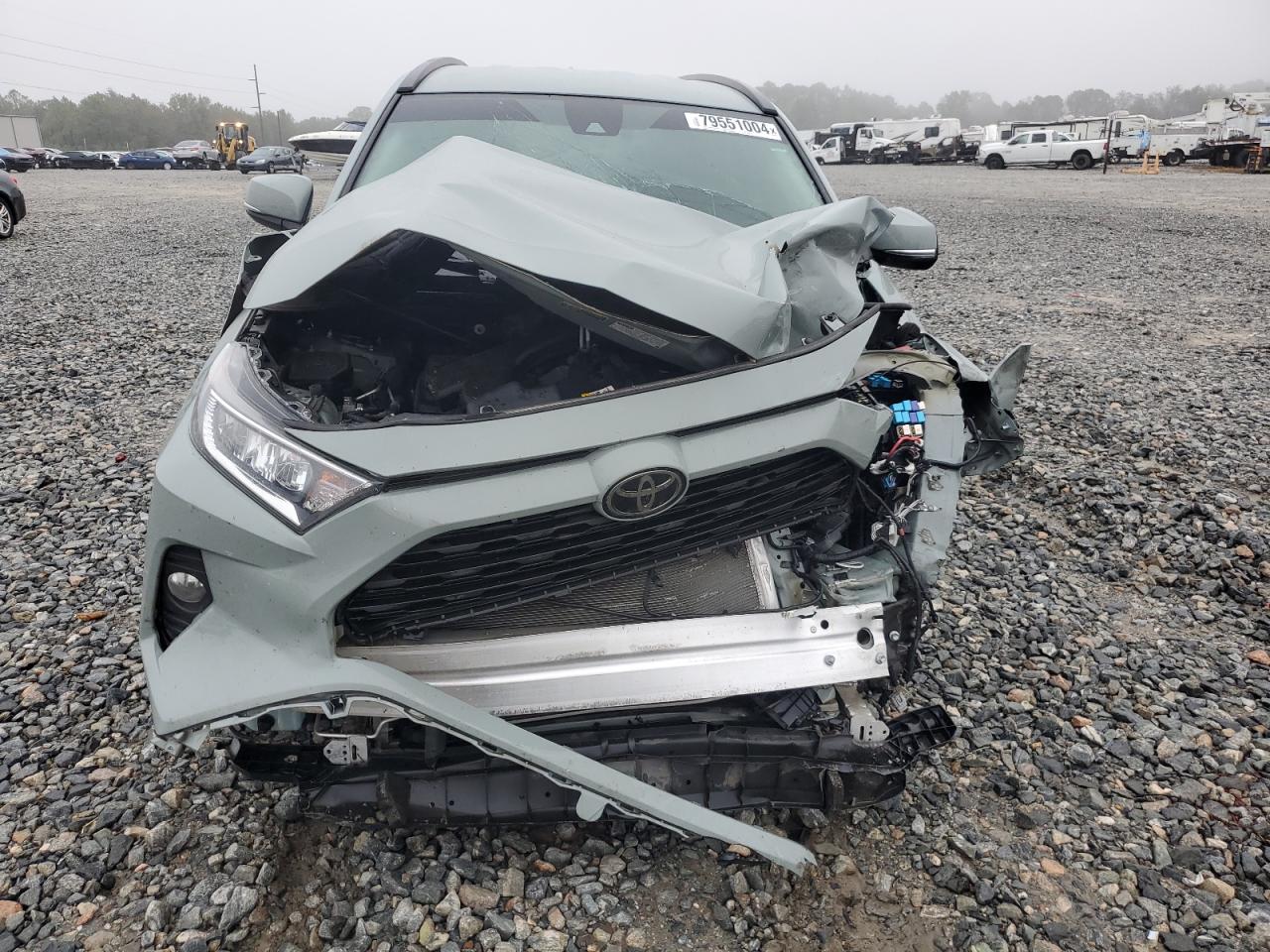 2021 Toyota RAV 4 VIN 2T3W1RFV9MW119861 Copart auction photo, front end damage thumbnail 5