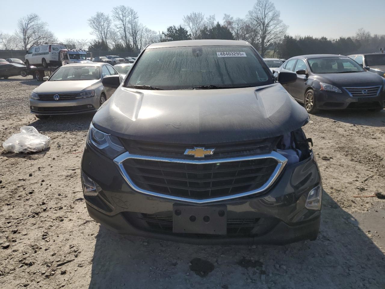 2021 Chevrolet Equinox VIN 2GNAXSEV4M6152951 Copart auction photo, front end / side damage thumbnail 5