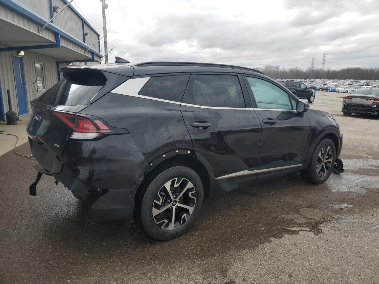 2023 KIA Sportage VIN KNDPVCAGXP7070412 Copart auction photo, rear end / front end damage thumbnail 3