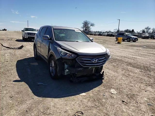 2018 Hyundai Santa Fe VIN 5NMZT3LB0JH073609 Copart auction photo, front end / side damage thumbnail 11