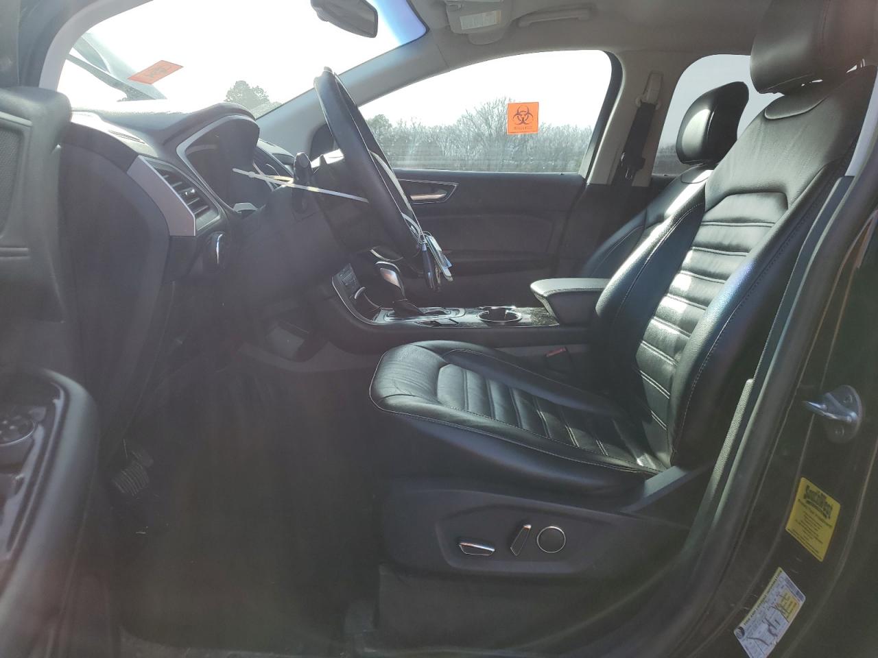 2015 Ford Edge VIN 2FMTK3J8XFBB91300 Copart auction photo, front end / side damage thumbnail 7