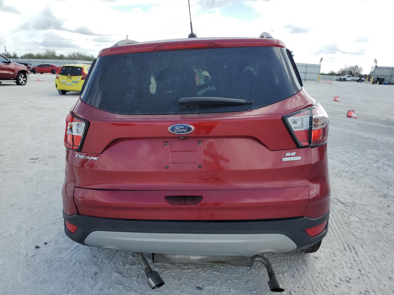 2018 Ford Escape VIN 1FMCU0GDXJUC68232 Copart auction photo, front end damage thumbnail 6