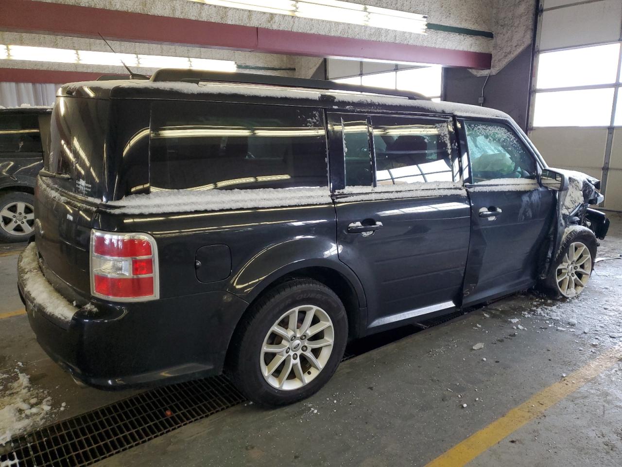 2014 Ford Flex VIN 2FMGK5B88EBD00167 Copart auction photo, all over damage thumbnail 3