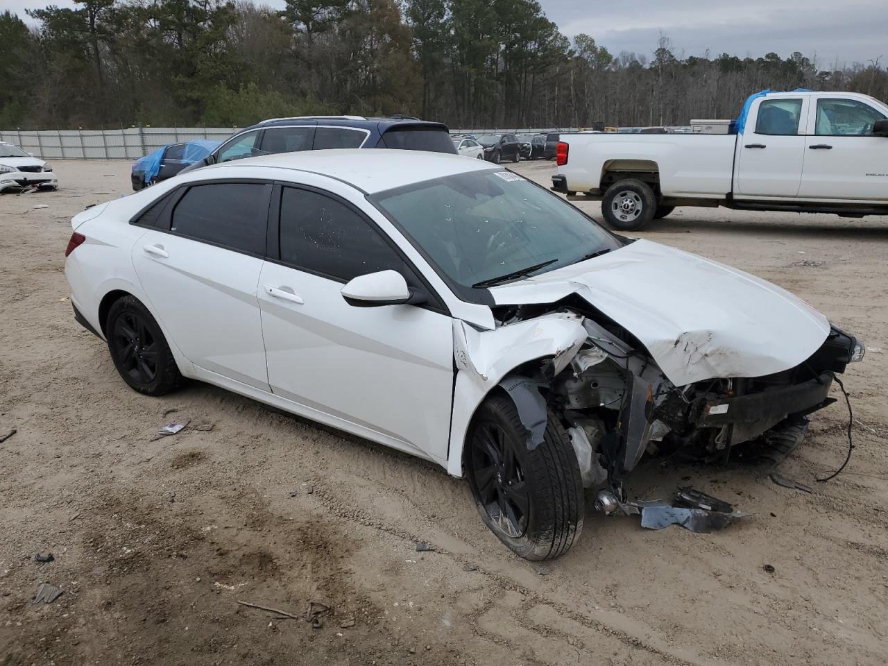 2021 Hyundai Elantra VIN 5NPLM4AG3MH017436 Copart auction photo, front end damage thumbnail 4