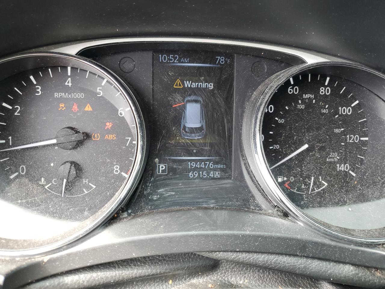2014 Nissan Rogue VIN 5N1AT2MT1EC843668 Copart auction photo, front end / side damage thumbnail 9